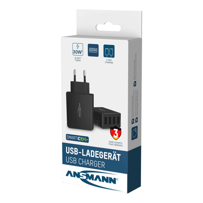 Ansmann Home Charger HC430 4xUSB 3000mA black