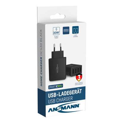 Ansmann Home Charger HC430 4xUSB 3000mA black
