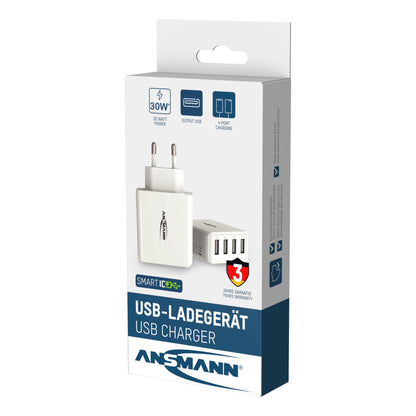 Ansmann Home Charger HC430 4xUSB 3000mA white