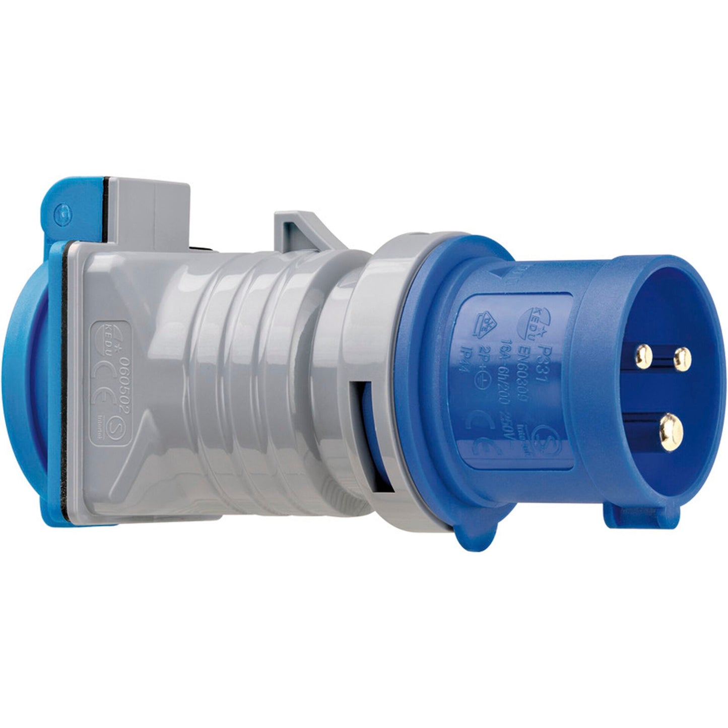 Brennenstuhl CEE Adapter 240V/16A IP44 to Safety contact