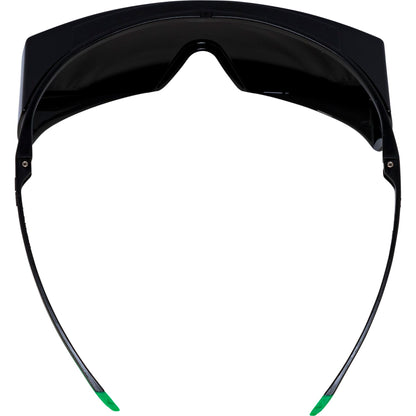 uvex super f OTG welding safety spectacles black/green