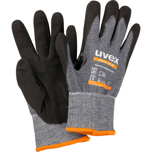 uvex athletic D5 XP cut protection glove size 10