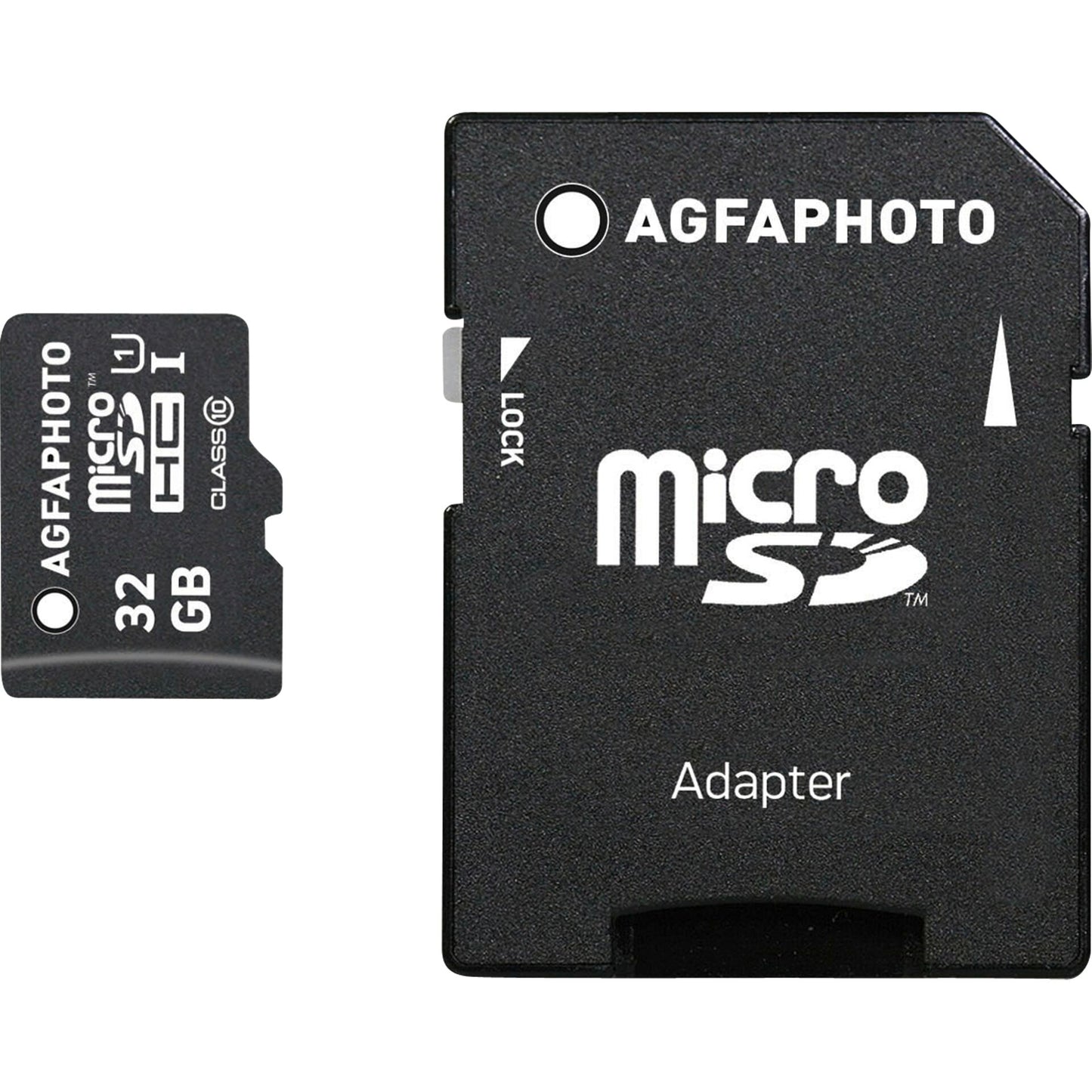 AgfaPhoto MicroSDHC UHS-I   32GB High Speed Class 10 U1 + Adapter