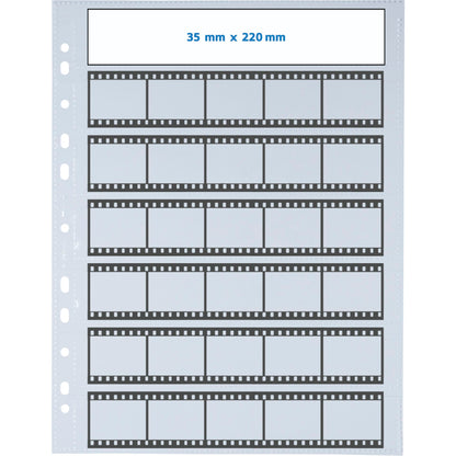 Herma Negative pockets PP clear 25 Sheets/5-Strips 7761