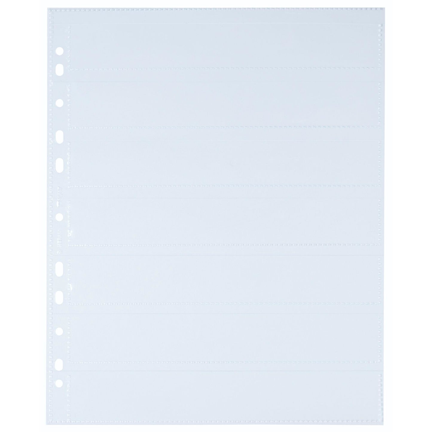 Herma Negative pockets  PP clear 100 Sheets/5-Strips         7767