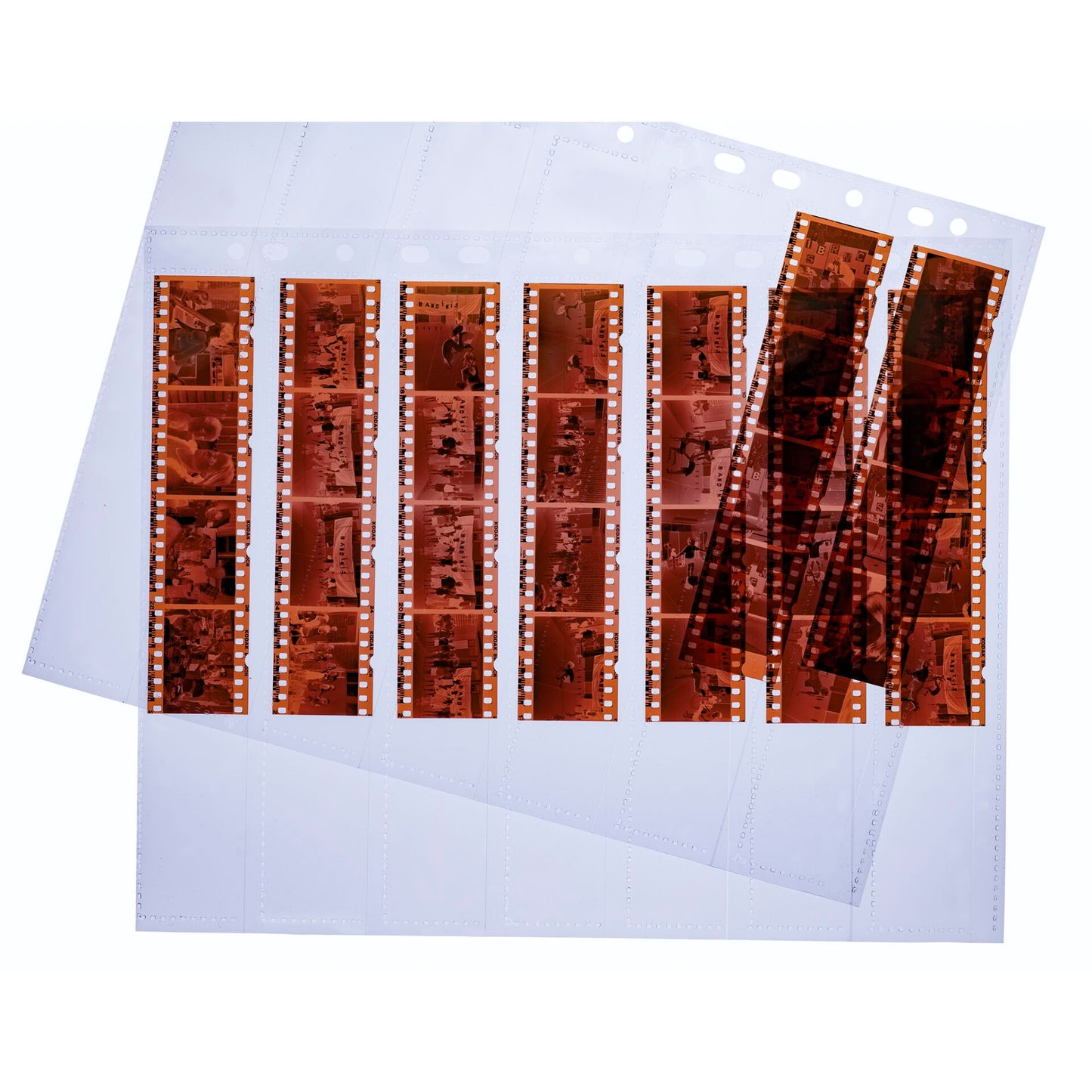 Herma Negative pockets  PP clear 100 Sheets/5-Strips         7767