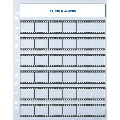 Herma Negative packets PP clear 25 Sheets/6-Strips 7762