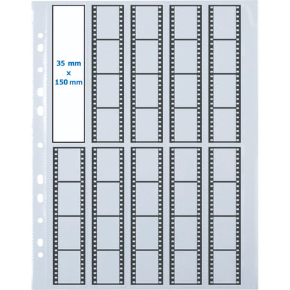 Herma Negative pockets PP clear 25 Sheets/4-Strips 7760