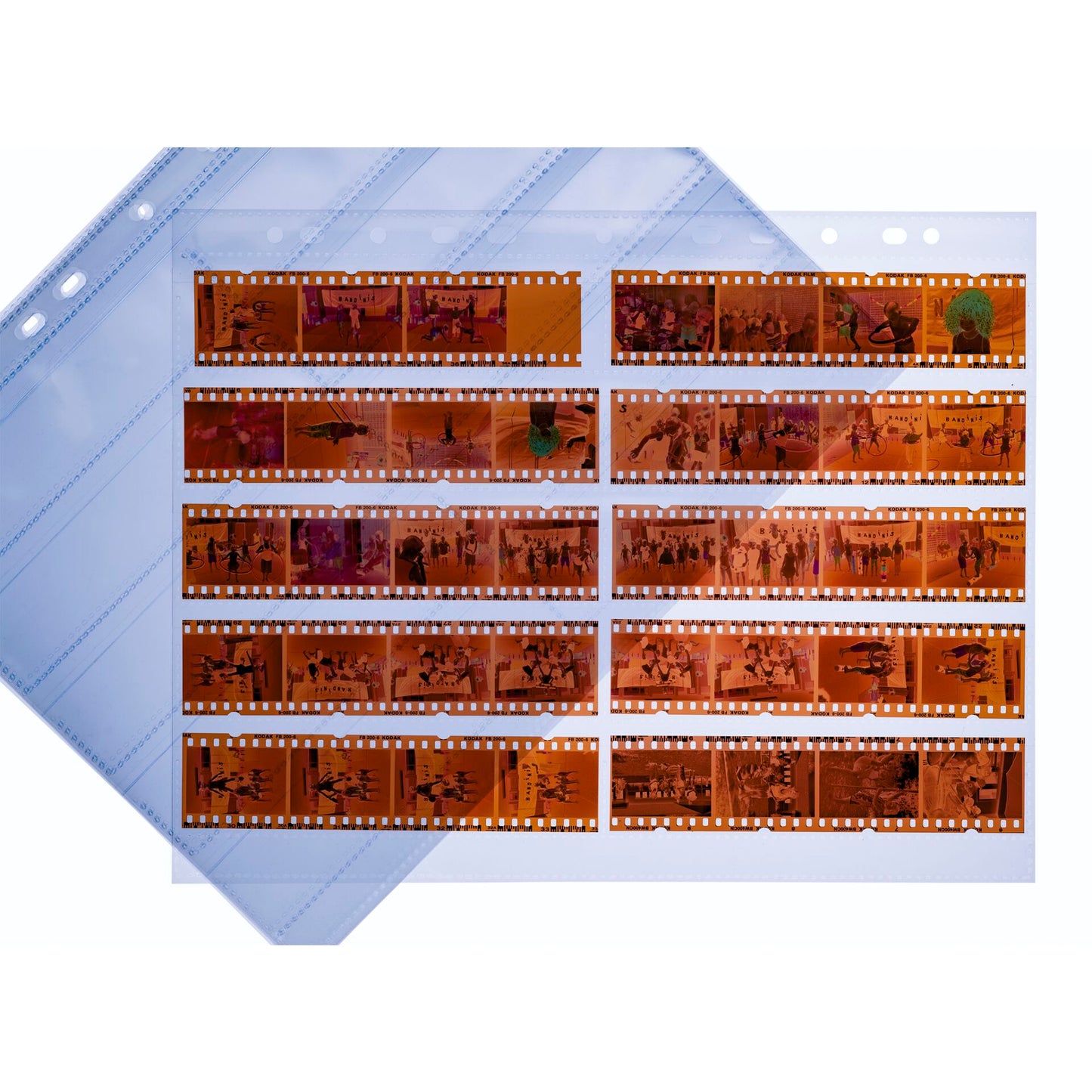 Herma Negative pockets PP clear 25 Sheets/4-Strips 7760