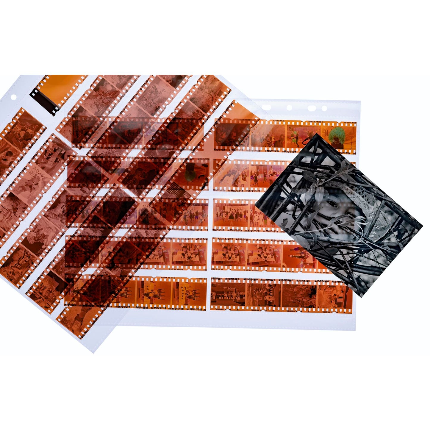 Herma Negative pockets PP clear 25 Sheets/4-Strips 7760