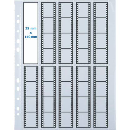 Herma Negative pockets PP clear 100 Sheets/4-Strips         7768