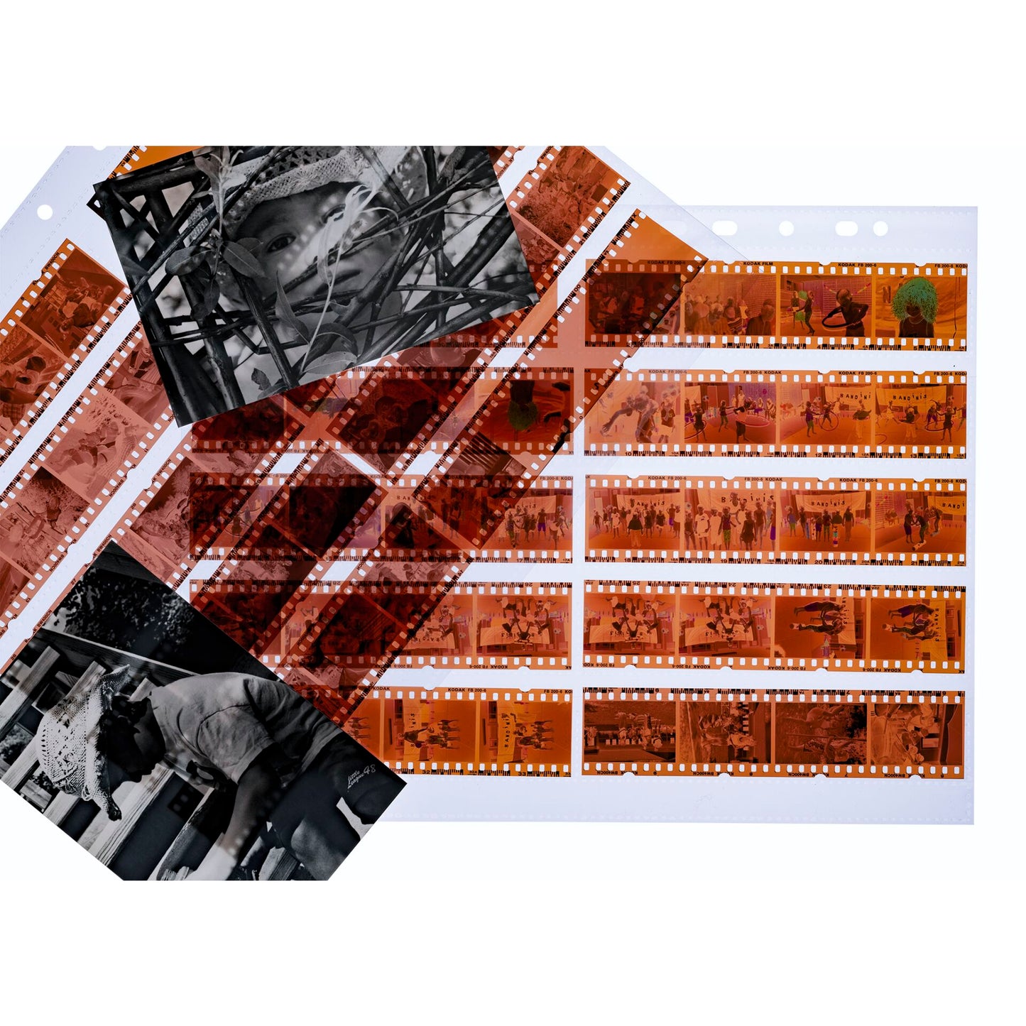 Herma Negative pockets PP clear 100 Sheets/4-Strips         7768