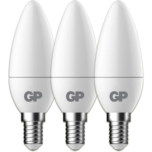 1x3 GP Lighting LED B35 Candle E14, 4,9W (40W) 470lm  GP 087823