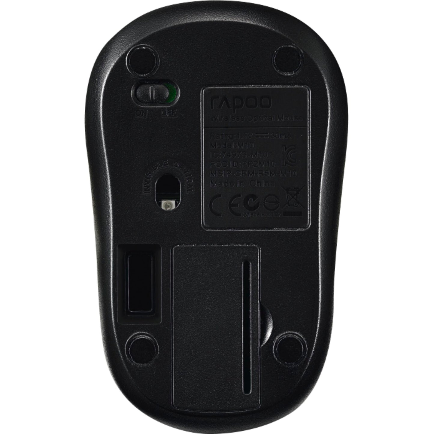 Rapoo M10 Plus black Wireless Optical Mouse