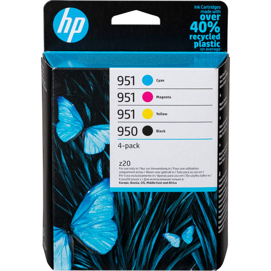HP 6ZC65AE 4-Pack BK/C/M/Y No. 950 and 951