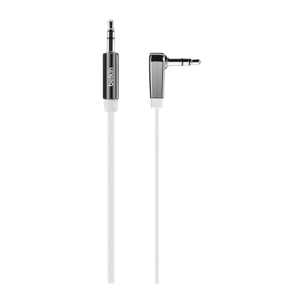 Belkin 3.5mm Flat 90 Degree Aux 0,9m White