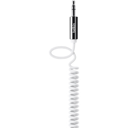 Belkin 3.5mm coiled Aux 1.8m In White