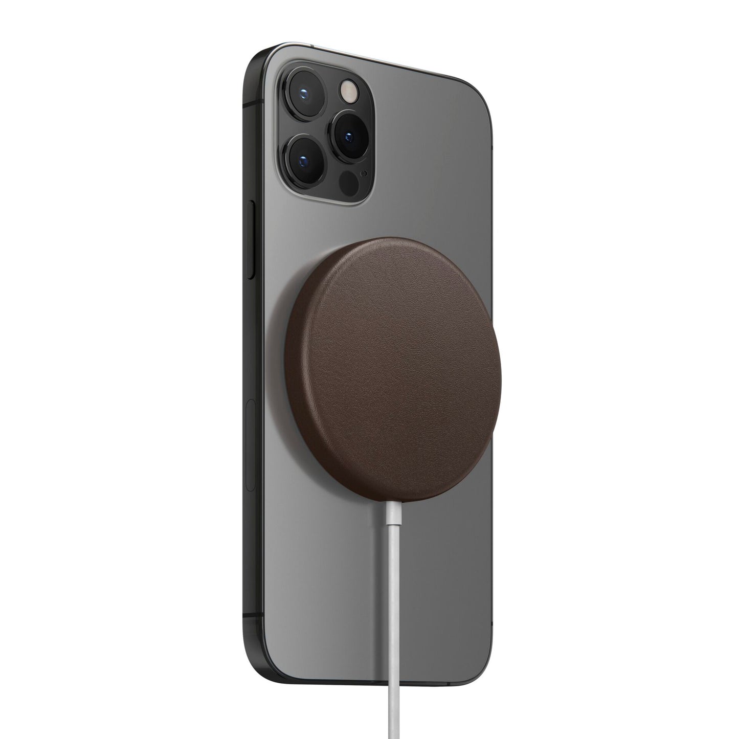 Nomad Leather Cover for MagSafe Cable Rustic Brown