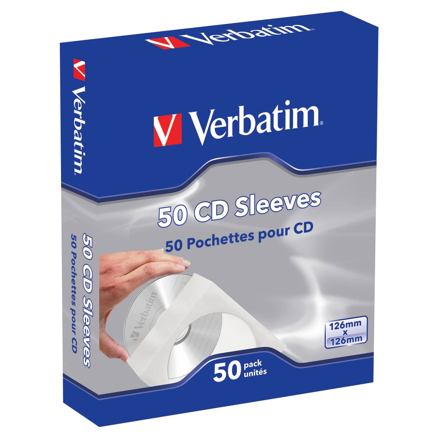 Verbatim CD/DVD Papersleeve 50-Pack