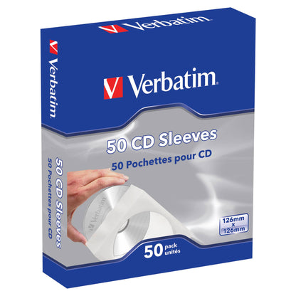Verbatim CD/DVD Papersleeve 50-Pack