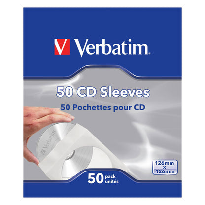Verbatim CD/DVD Papersleeve 50-Pack