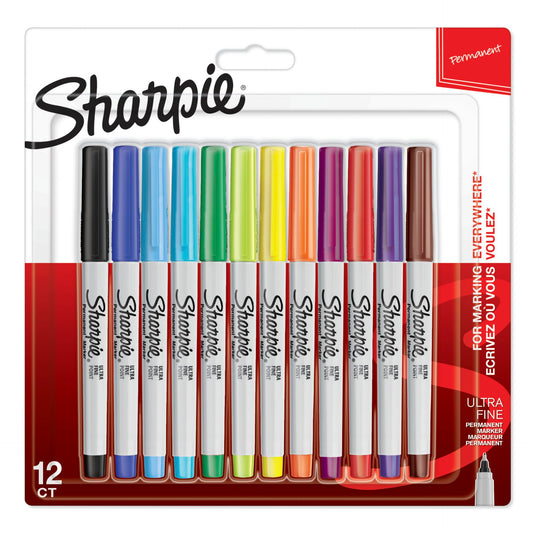 1x12 Sharpie Permanentmarker UF 12 colours