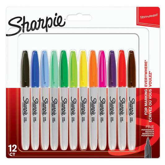1x12 Sharpie Permanentmarker F 12 colours