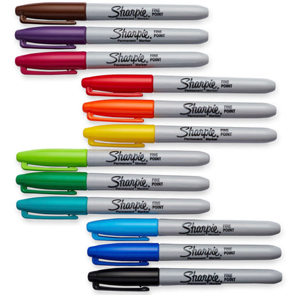 1x12 Sharpie Permanentmarker F 12 colours