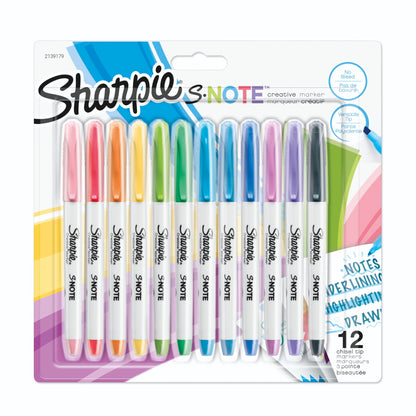 1x12 Sharpie Creatie Marker S-Note 12 colours