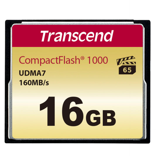 Transcend Compact Flash     16GB 1000x