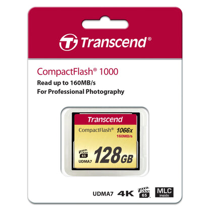 Transcend Compact Flash 128GB 1000x