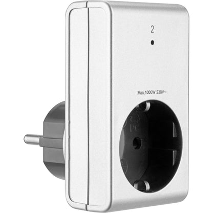 REV RC Plug Socket Set silver 3+1 3x1000W           0085010703