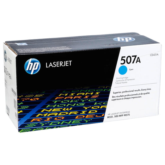 HP Toner CE 401 A cyan No. 507 A