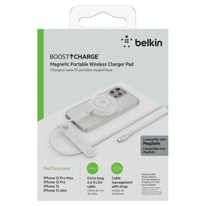 Belkin magnetic wirel. Chargepad iPhone 12/13    white WIA005vfWH