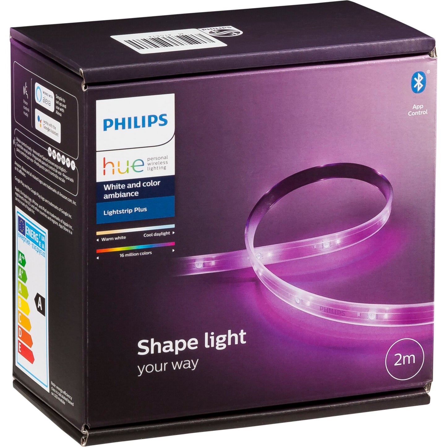 Philips Hue LightStrip Plus 2m 1600lm White Color Ambiance  BT