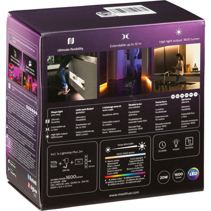 Philips Hue LightStrip Plus 2m 1600lm White Color Ambiance  BT