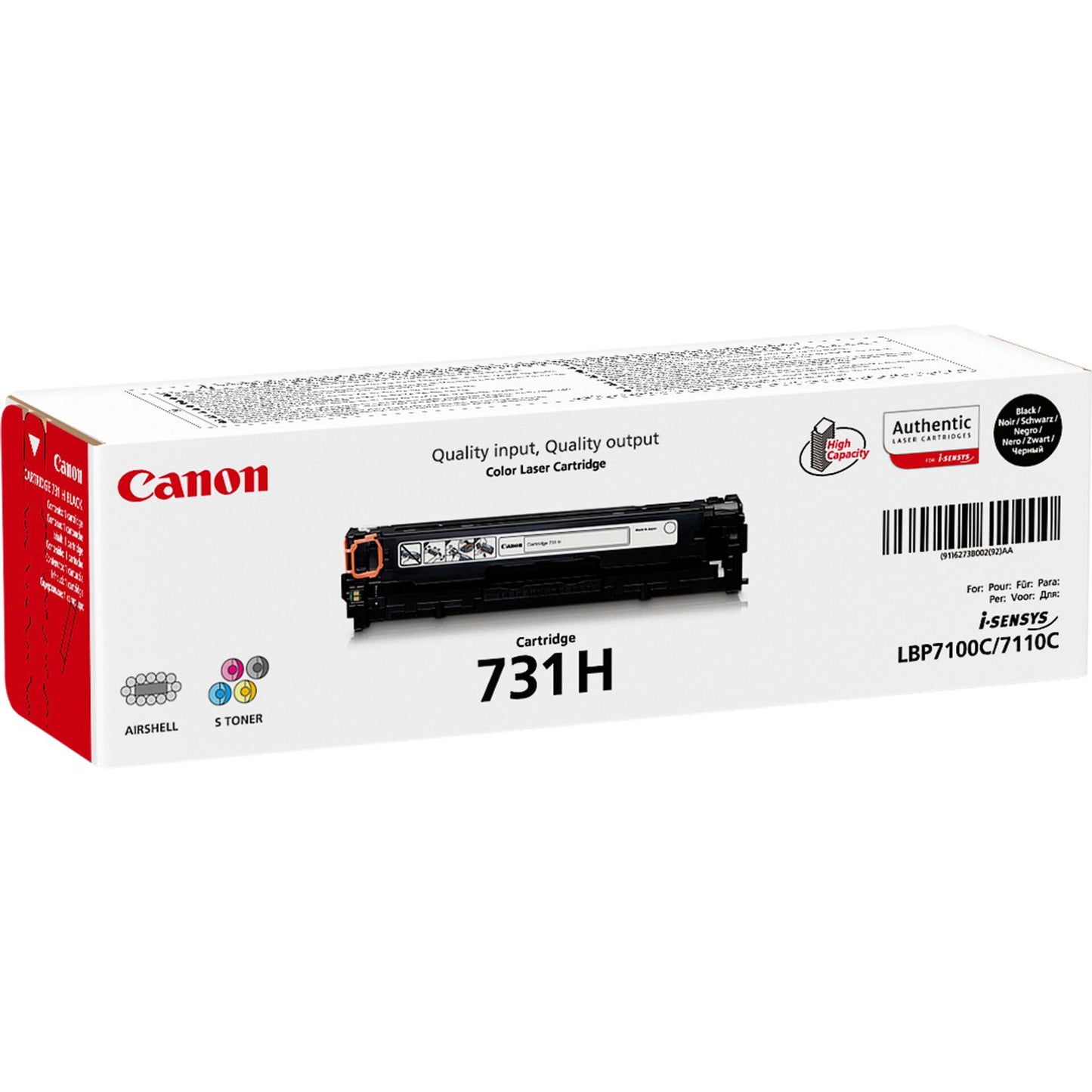 Canon Toner Cartridge 731 H BK black