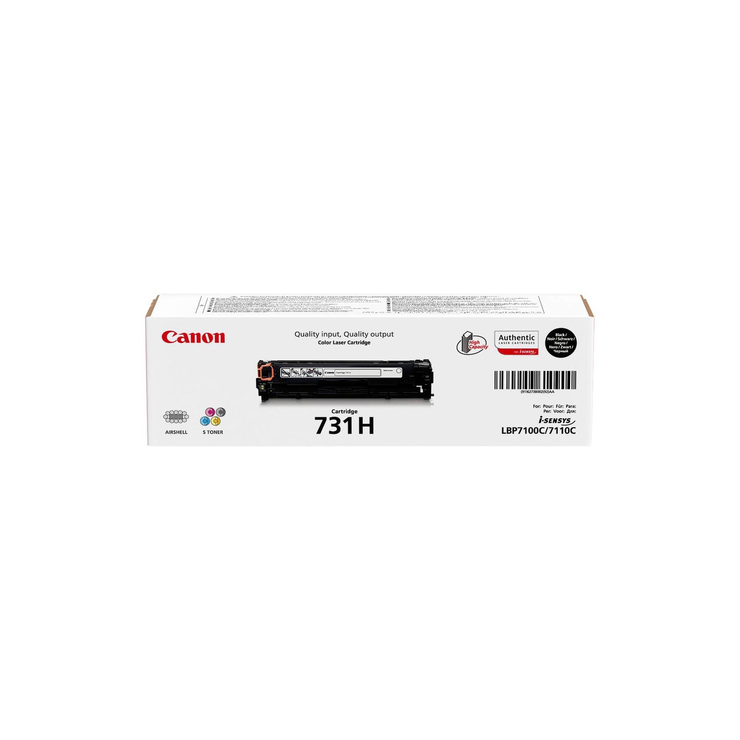 Canon Toner Cartridge 731 H BK black