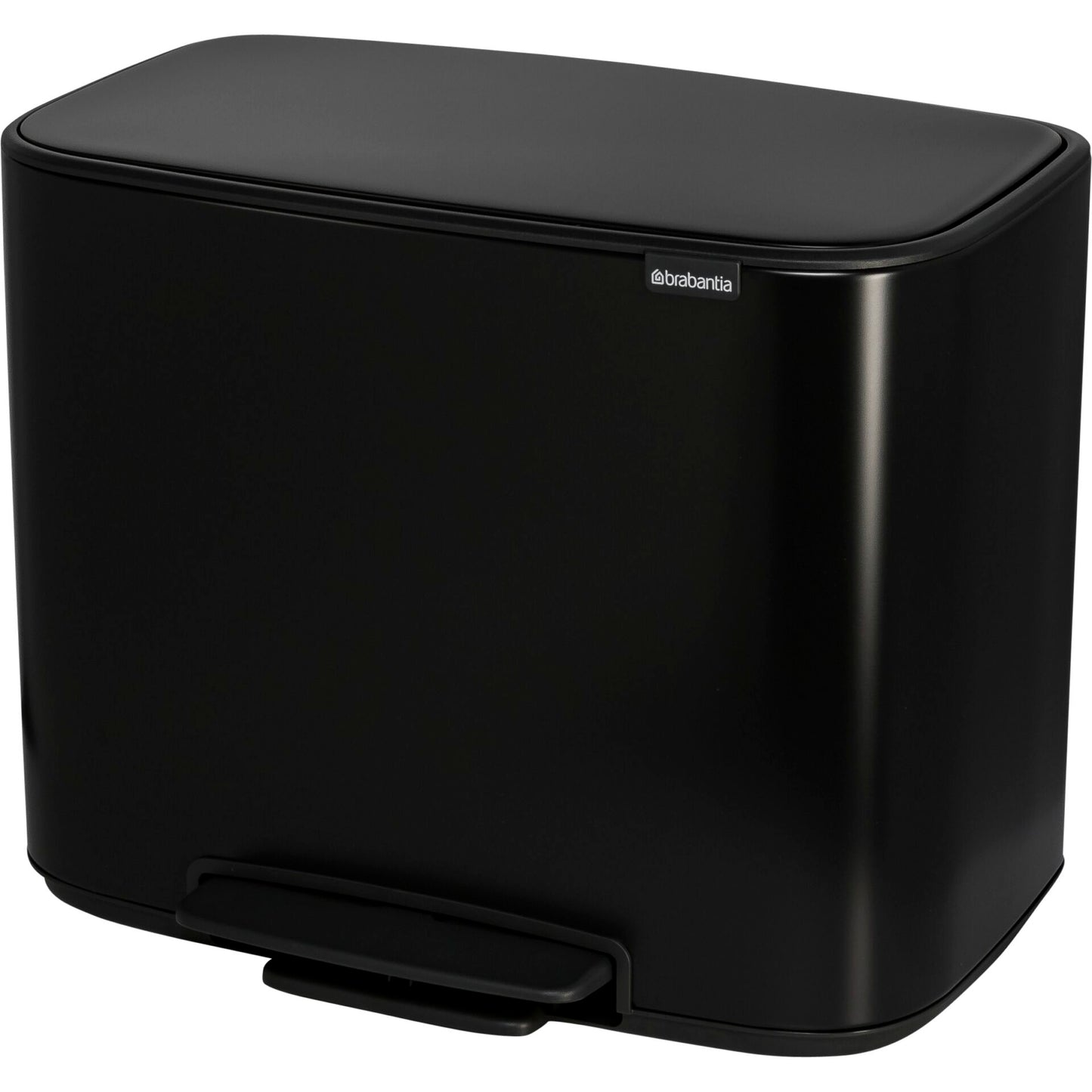 Brabantia Bo Pedal Bin black, 11 + 23 L