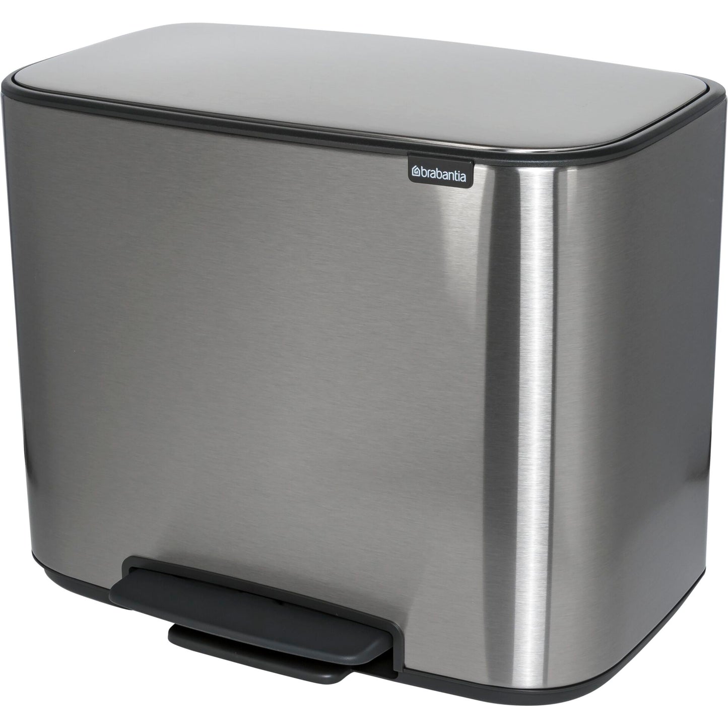 Brabantia Bo Pedal Bin steel matt FPP, 3 x 11 L