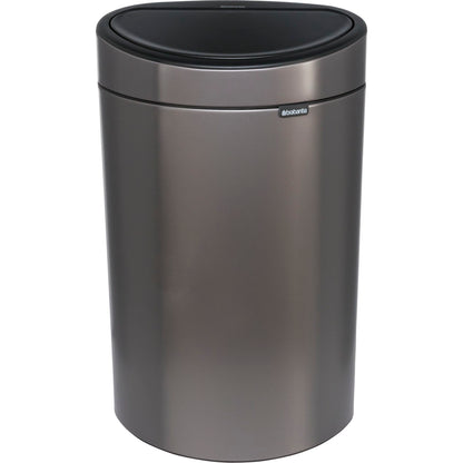 Brabantia Waste Bin Touch Bin New,recycle, 23+10 L Platinum
