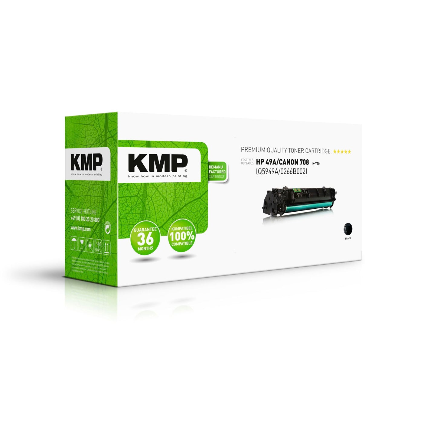 KMP H-T70 Toner black compatible with HP Q 5949 A