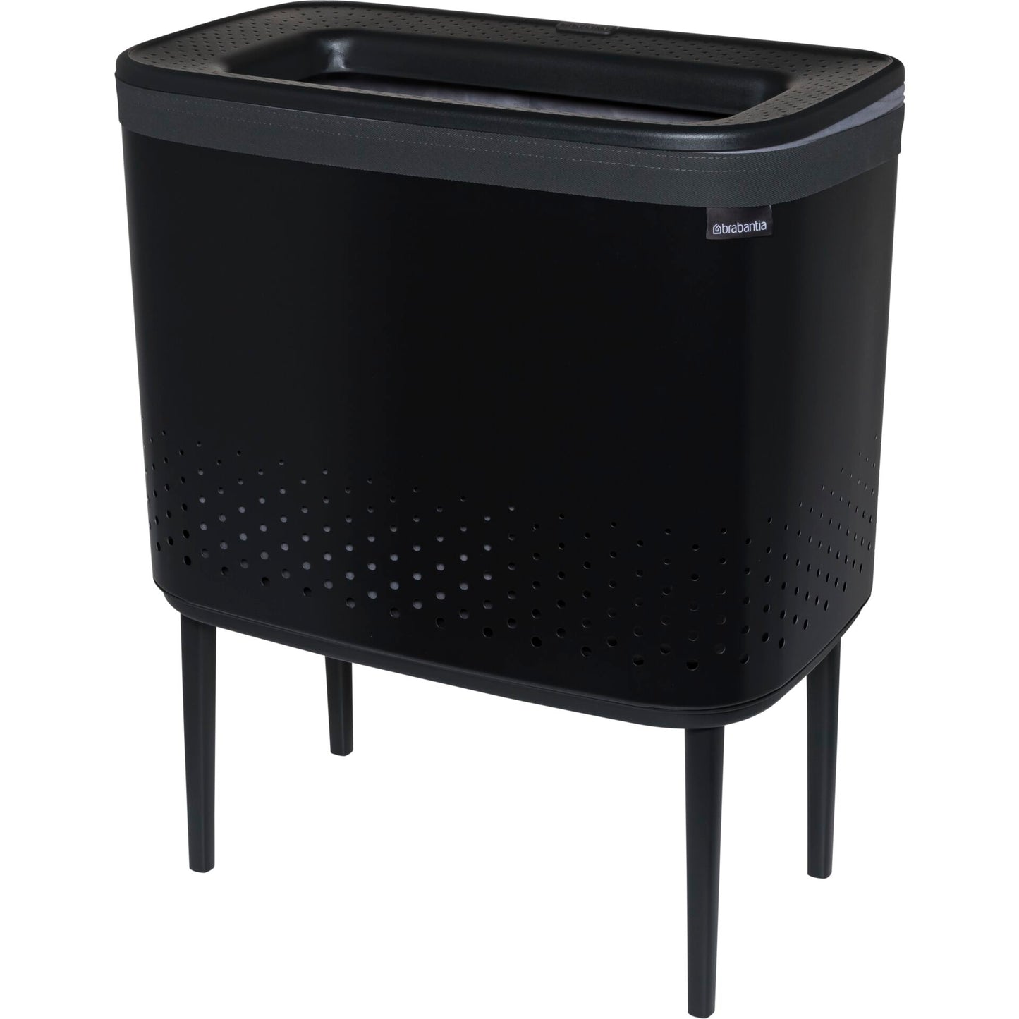 Brabantia Bo Laundry Bin, 60 L black