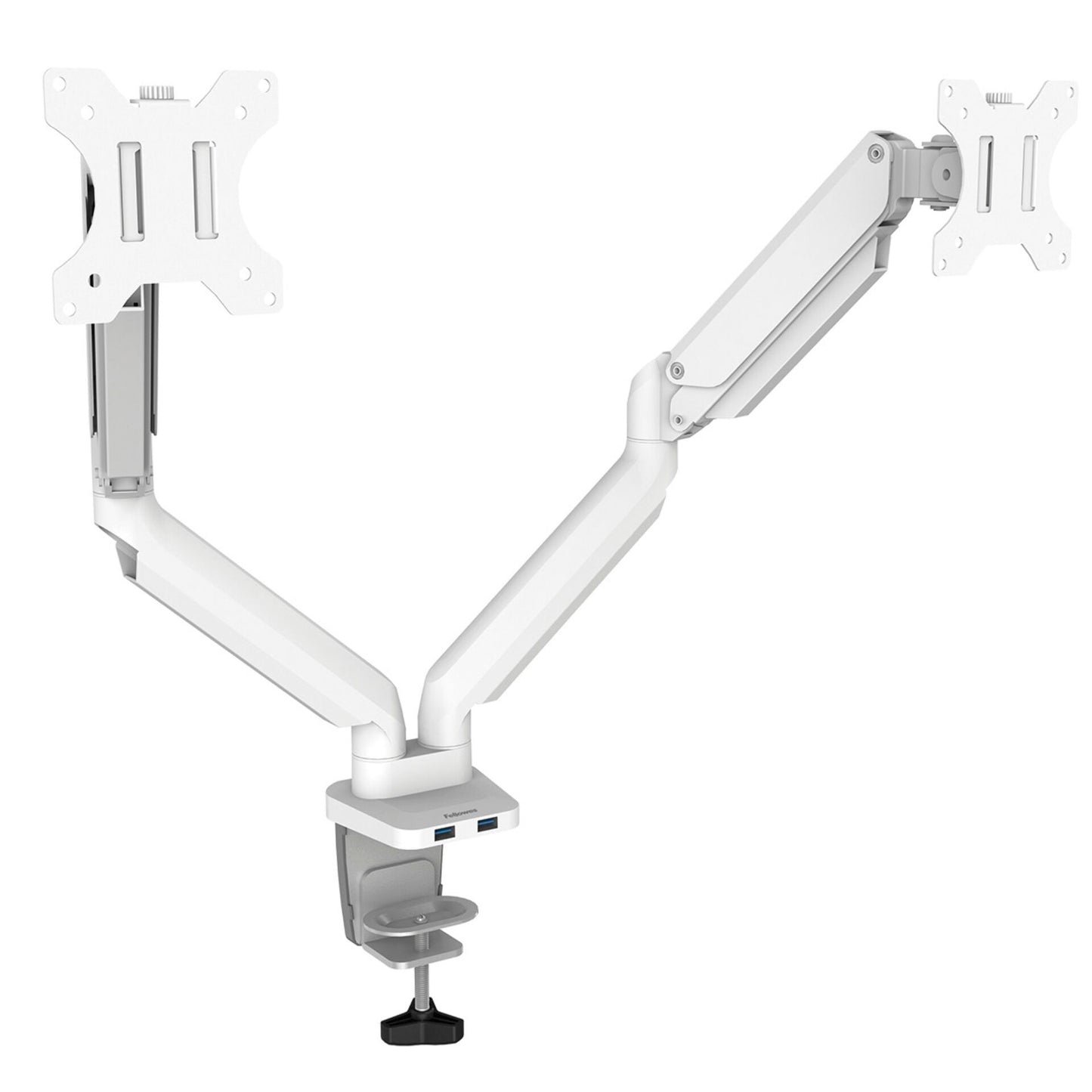 Fellowes Platinum Series Dual Monitor Arm white
