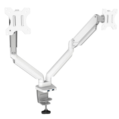 Fellowes Platinum Series Dual Monitor Arm white