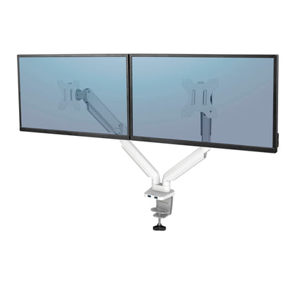 Fellowes Platinum Series Dual Monitor Arm white