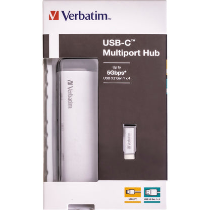 Verbatim USB-C Multiport Hub Four Port USB 3.2 Gen 1