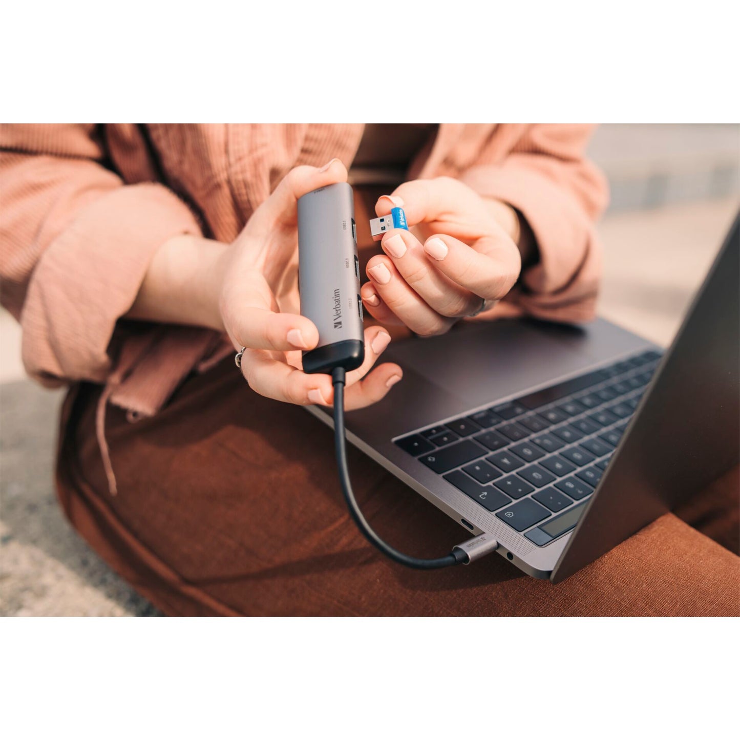 Verbatim USB-C Multiport Hub Four Port USB 3.2 Gen 1