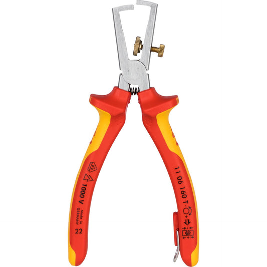 KNIPEX Insulation Stripper with Opening Spring, universal