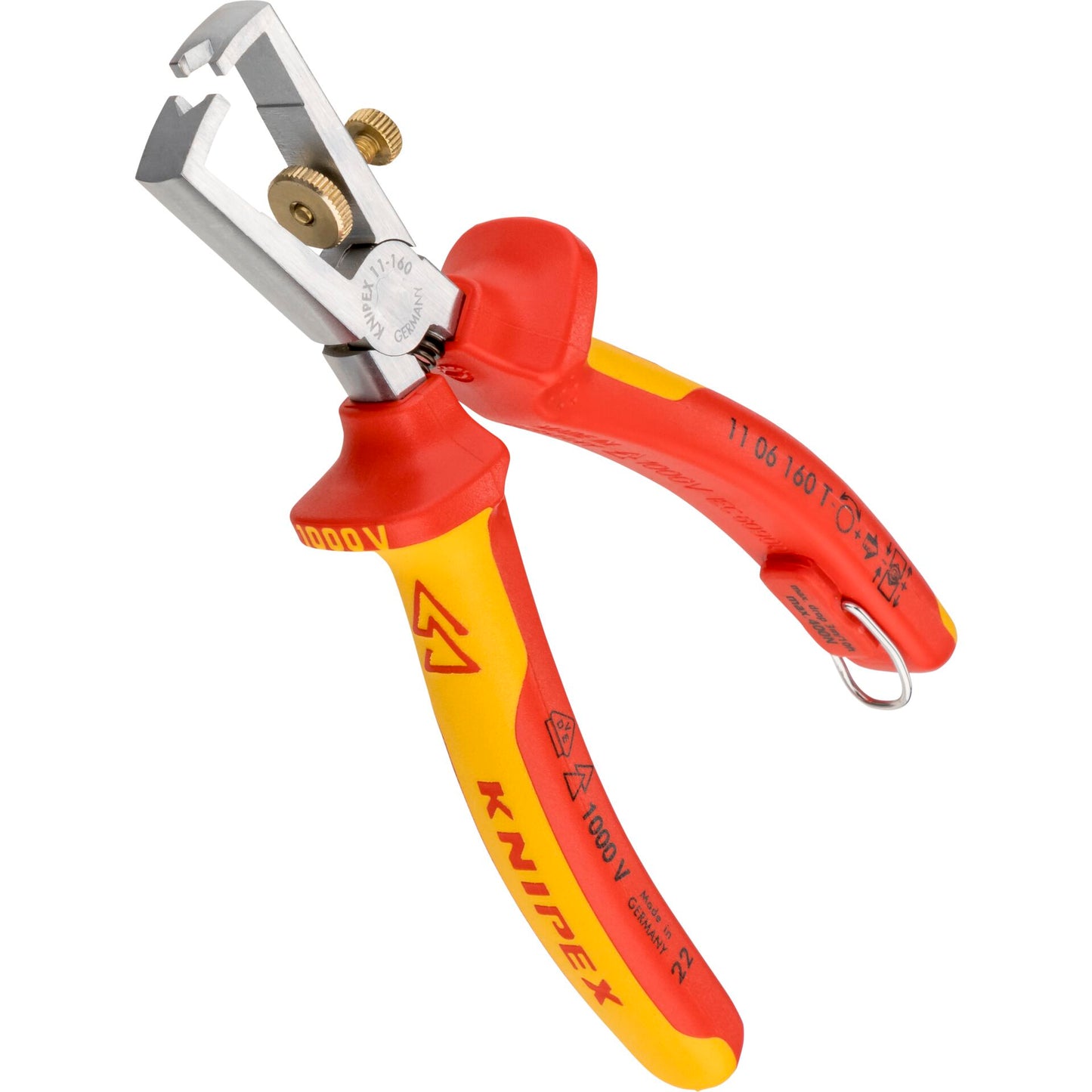 KNIPEX Insulation Stripper with Opening Spring, universal